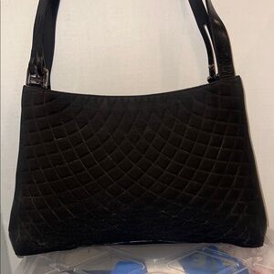 SALE Vintage BALLY Quilted Hobo Bag